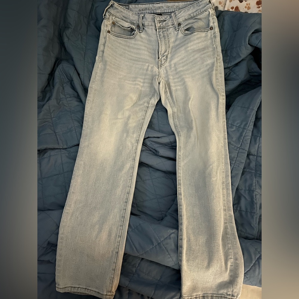 American Eagle Jeans Straight/Slim Airflex+, Light colored, Size 32/30